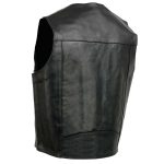 Event Leather EL5310 Men’s Classic Black Leather Vest with Snap Button Closure - Image 10