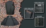 Event Leather EL5315T Men’s Black Classic Side Lace Biker Vest in Big and Tall Sizes - Image 4