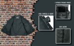 Event Leather EL5360 Men’s Black Leather Vest with Denim Style Pockets and Side Lace - Image 5