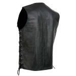 Event Leather EL5360TALL Men’s Side Lace Vest with Denim Style Pockets Tall Sizes - Image 10