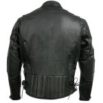 Event Leather EL5410 Men’s Black Side Lace Scooter Jacket with Vents – Motorcycle Riding Jackets - Image 9