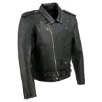 Event Leather EL5411 Men’s Black Classic Side Lace Motorcycle Leather Jacket – Motorcycle Riding Jackets - Image 15
