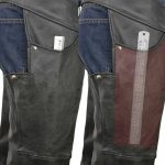 Event Leather EL1101 Men’s Black Leather Classic Chaps with Jean Pockets - Image 8