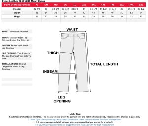 Event Leather EL1117BBO Men’s Black Classic ‘Braided’ Leather Chaps - Image 4