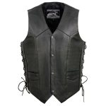 Event Leather’s ELM3900 Men’s 100% Genuine Motorcycle Leather Vest | Biker Vests with Embossed Eagle | Live To Ride - Image 11