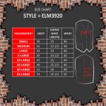 Event Leather ELM3920 Men’s Black Leather Pre-Patched Bikers Vest w/ 6 Pockets – 23 Patches and Side Laces - Image 3