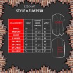 Event Leather ELM3930 Men’s Black Motorcycle Riders Leather Vest w/ 9 Patches and Adjustable Side Laces - Image 3