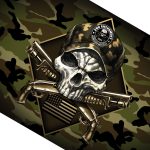Hot Leathers FGA1072 Camo Skull Flag 3 Foot x 5 Foot - Image 2