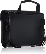 First Manufacturing FIBAG8501 Black Leather Braided Motorcycle Bar Bag - Image 2