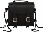 First Manufacturing FIBAG8502 Black Leather Motorcycle Tool Bag - Image 2