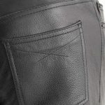 First Manufacturing FIL710CFD Women’s Black ‘Alexis’ Leather Pants - Image 3