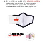 Milwaukee Leather (Multi-Pack) MP7924FM Ladies ‘Floral Print’ 100 % Cotton Protective Face Mask with Optional Filter Pocket - Image 4
