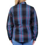 Hot Leathers FLL3007 Ladies Long Live The King Long Sleeve Flannel Shirt - Image 2