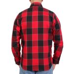 Hot Leathers FLM2019 Men’s Red Black and Gray Long Sleeve Flannel Shirt - Image 2