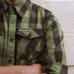 Hot Leathers FLM2027 Men’s OD Green and Black Long Sleeve Flannel Shirt - Image 6