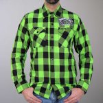 Hot Leathers FLM2106 Men’s Brass Knuckles Flannel Long Sleeve Shirt - Image 2
