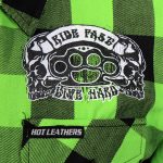 Hot Leathers FLM2106 Men’s Brass Knuckles Flannel Long Sleeve Shirt - Image 4