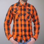Hot Leathers FLM2108 Men’s Ancient Skull Flannel Long Sleeve Shirt - Image 2