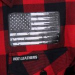 Hot Leathers FLM2110 Men’s Bullets Flannel Long Sleeve Shirt - Image 4