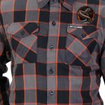 Hot Leathers FLM2111 Men’s Rattler Flannel Long Sleeve Shirt - Image 2