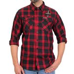 Hot Leathers FLM2112 Men’s Celtic Cross Flannel Long Sleeve Shirt - Image 2