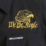 Hot Leathers FLM2114 Men’s We the People Long Sleeve Solid Black Flannel Shirt - Image 4
