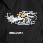 Hot Leathers FLM2115 Men’s Black Race Wolf Long Sleeve Flannel Shirt - Image 5