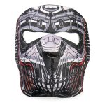 Hot Leathers FMA1022 Robo Skull Neoprene Face Mask - Image 2