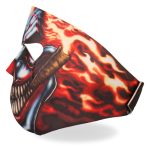 Hot Leathers FMA1023 Smoking Clown Neoprene Face Mask - Image 4