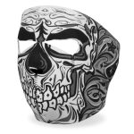 Hot Leathers FMA1027 Sugar Skull Face Mask - Image 3