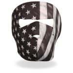 Hot Leathers FMA1032 Black and White Face Mask - Image 2