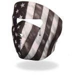Hot Leathers FMA1032 Black and White Face Mask - Image 3