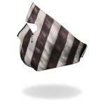Hot Leathers FMA1032 Black and White Face Mask - Image 4