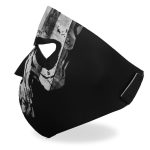 Hot Leathers FMA1034 Gray Skull Flag Face Mask - Image 3