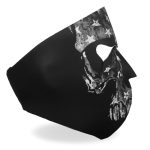 Hot Leathers FMA1034 Gray Skull Flag Face Mask - Image 5