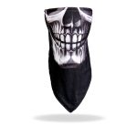 Hot Leathers FWC1001 Human Skull Face Wrap Neck Warmer - Image 2