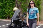 Hot Leathers GLC1542 Hoop Eagle Ladies T-Shirt - Image 5