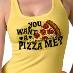 Hot Leathers Ladies Pizza Me Tank Top Shirt GLC2586 - Image 2