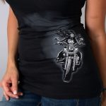 Hot Leathers GLD1053 ‘This Bitch Just Passed You’ Black Ladies Tee - Image 3