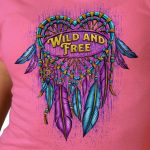 Hot Leathers Ladies Dream Wings T-Shirt GLD1589 - Image 4