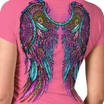 Hot Leathers Ladies Dream Wings T-Shirt GLD1589 - Image 5