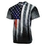 Hot Leathers Men’s Short Sleeve American Flag 3D All Over Printed T-Shirt GMB1002 - Image 2