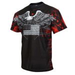 Hot Leathers Men’s Camo Eagle 3D All Over Printed T-Shirt GMB1003 - Image 2