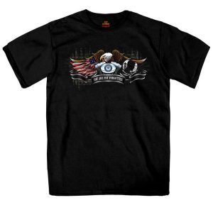 Hot Leathers GMD1031 Men’s ‘All Gave Some’ POW Eagle T-Shirt - Image 2