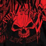 Hot Leathers GMD1129 ‘Over the Top, Ride Fast- Live Hard’ Black T-Shirt - Image 3