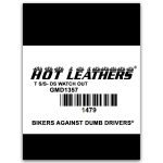 Hot Leathers GMD1357 Mens ‘Watch Out’ Double Sided Black T-Shirt - Image 6