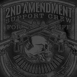 Hot Leathers GMD1442 Men’s Black ‘2nd Amendment Support’ T-Shirt - Image 3