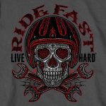 Hot Leathers GMD1480 Men’s Sugar Wrenches Charcoal Short Sleeve T-Shirt - Image 3