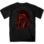 Hot Leathers Men’s Defend Your Liberty Roman Soldier T-Shirt GMD1506 - Image 2