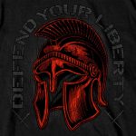 Hot Leathers Men’s Defend Your Liberty Roman Soldier T-Shirt GMD1506 - Image 5